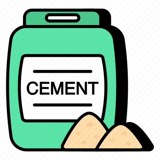Cement sack, cement bag, cement container, cement paper sack, paper bag icon - Download on Iconfinder