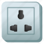 plug socket, switchboard, socket, outlet, receptacle 