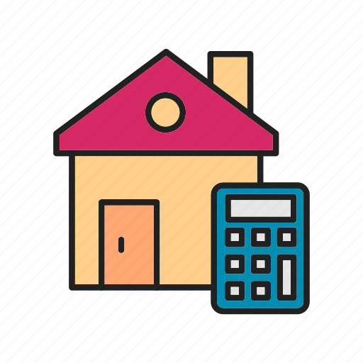 House, cost, calculator, budget, budgeting, finance, real icon - Download on Iconfinder