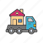 house, delivery, estate, home, real, construction 