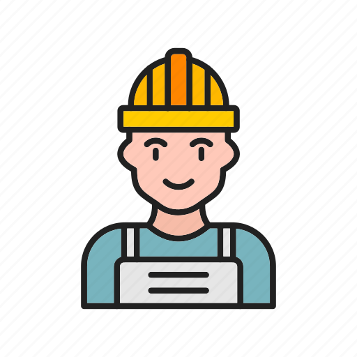 Worker, carpenter, handyman, locksmith, repairman, construction, builder icon - Download on Iconfinder