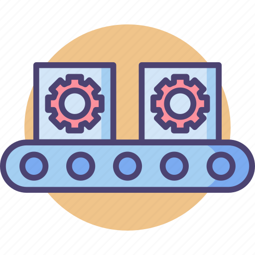 Assembly, machine, machinery, manufacturing, production icon - Download on Iconfinder