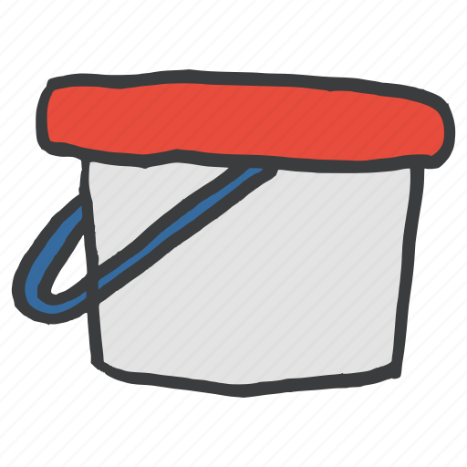 Bucket, carry, fill, tool, utility, paint, painting icon - Download on Iconfinder