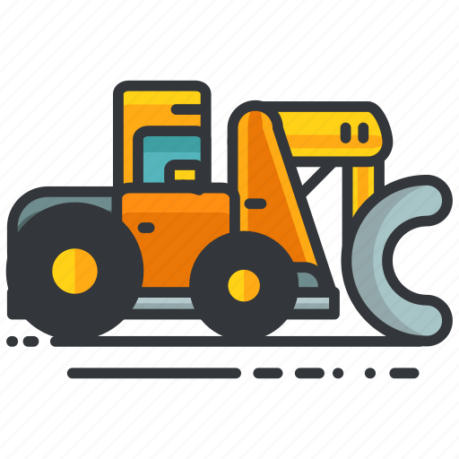 Construction, digger, equipment, maintenance, truck, vehicle icon - Download on Iconfinder