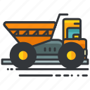 construction, sand, transport, transportation, truck, vehicle