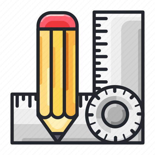 Equipment, guide, pencil, ruler, tools icon - Download on Iconfinder