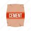 bag, cement, concrete, construction, container, plaster, raw material 