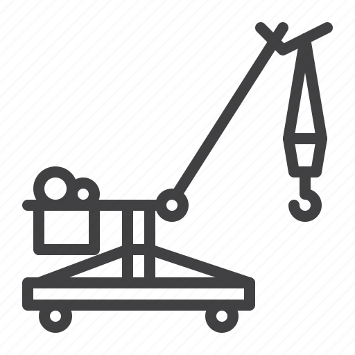 Crawler, crane, lifting, construction icon - Download on Iconfinder