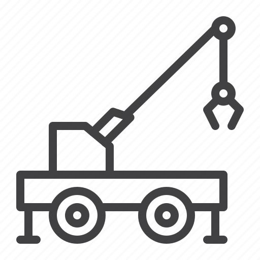 Mobile, crane, carry, truck icon - Download on Iconfinder