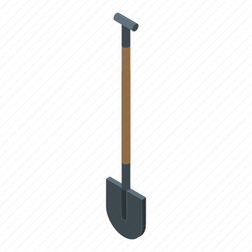 Cartoon, construction, hand, isometric, shovel, silhouette, work icon - Download on Iconfinder