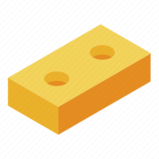 Beach, brick, business, cartoon, frame, isometric, yellow icon - Download on Iconfinder