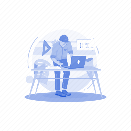 Worker, construction, project, structure, site, home, process icon - Download on Iconfinder