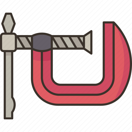 Clamp, compress, screw, construction, workshop icon - Download on Iconfinder