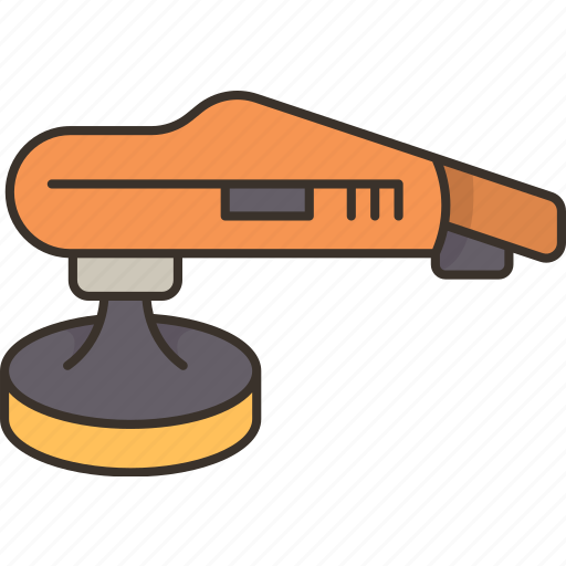 Polisher, grinder, construction, machine, electric icon - Download on Iconfinder