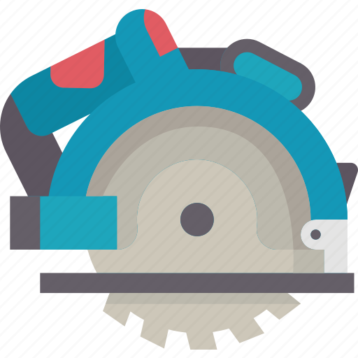 Saw, circular, blade, cut, electric icon - Download on Iconfinder