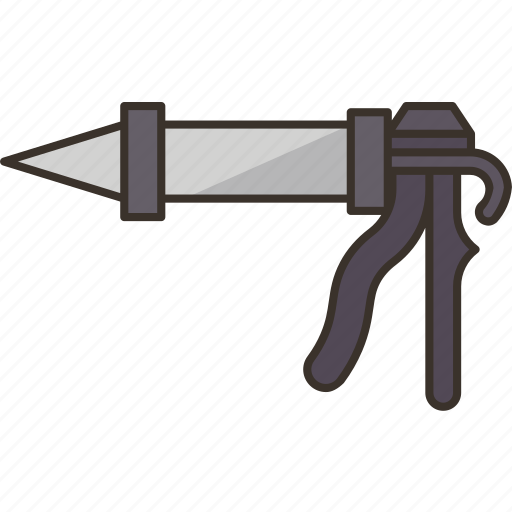 Caulking, gun, glue, silicone, construction icon - Download on Iconfinder