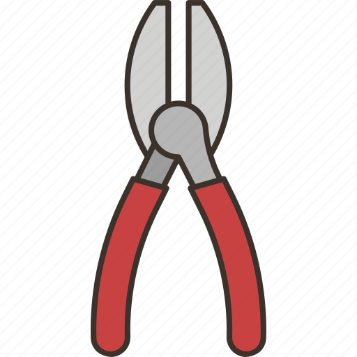 Pliers, flat, nose, gripping, tweezers icon - Download on Iconfinder
