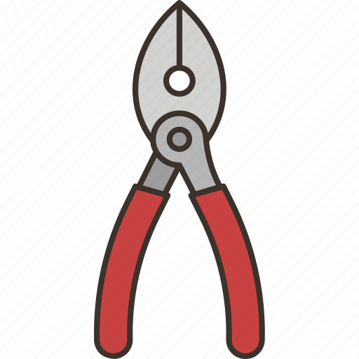 Pliers, needle, nose, cable, cut icon - Download on Iconfinder