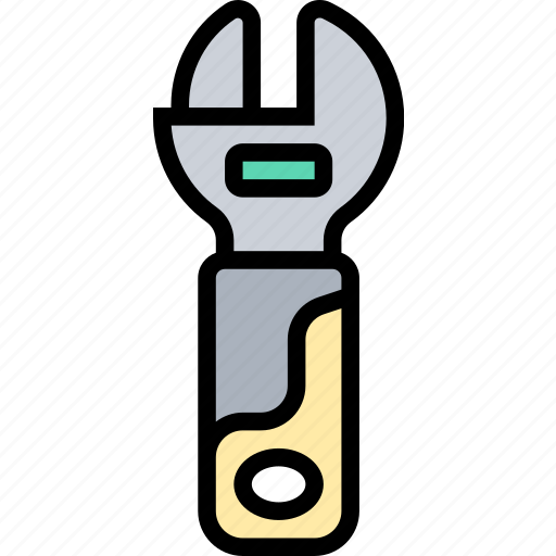 Wrench, adjustable, spanner, tool, instrument icon - Download on Iconfinder