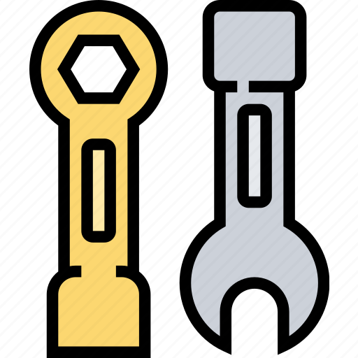 Wrench, spanner, repair, engineering, mechanical icon - Download on Iconfinder