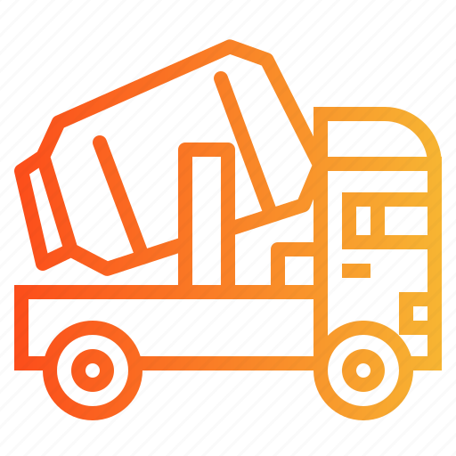 Concrete, mixer, transportation, truck icon - Download on Iconfinder