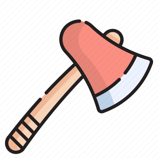 Construction, axe, hatchet, tool, work, wood, lumberjack icon - Download on Iconfinder