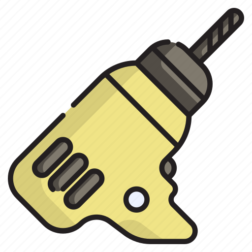 Construction, drill, drilling, industry, technology, repair, building icon - Download on Iconfinder