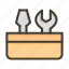 toolbox, maintenance, tools, construction, equipment, toolkit 
