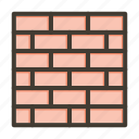 brick, wall, construction, building, house