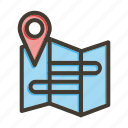 map, location, pin, navigation, direction