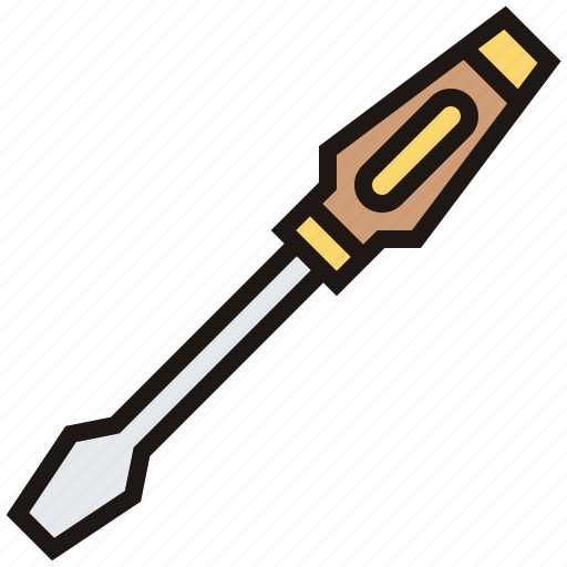 Construction, fix, repair, screwdriver, tool icon - Download on Iconfinder