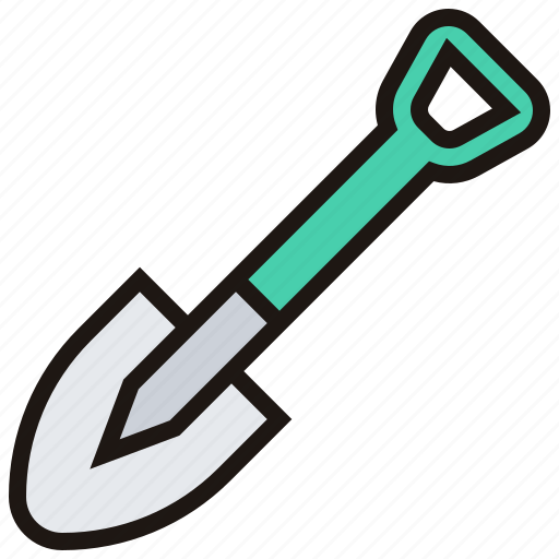 Construction, digger, gardening, shovel, tool icon - Download on Iconfinder