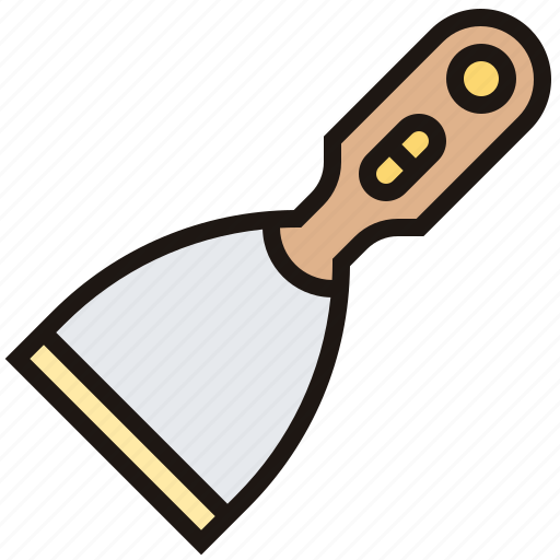 Construction, paint, sawing, tool, trowel icon - Download on Iconfinder