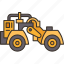scrapers, grader, ground, tractor, construction 