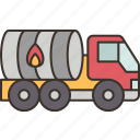 truck, fuel, diesel, petroleum, trailer
