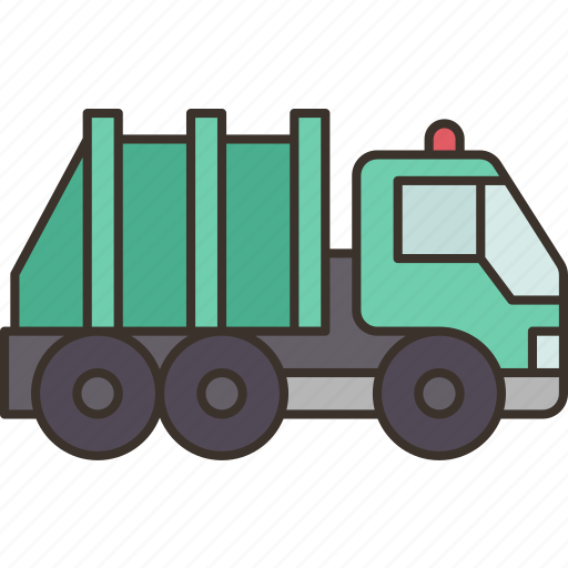 Truck, garbage, waste, municipal, street icon - Download on Iconfinder