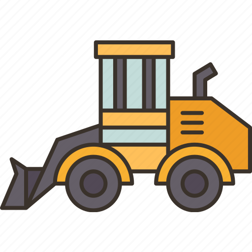 Truck, loader, bulldozer, machinery, construction icon - Download on Iconfinder