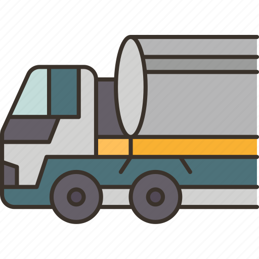 Truck, tank, fuel, trailer, logistics icon - Download on Iconfinder