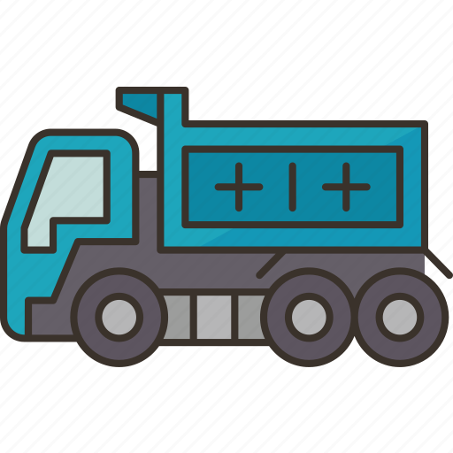 Truck, tipper, dump, container, construction icon - Download on Iconfinder
