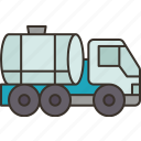 truck, water, tanker, vehicle, logistic