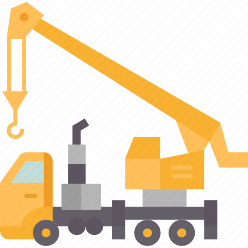 Cranes, mobile, machinery, hydraulic, engineering icon - Download on Iconfinder