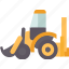 loader, shovel, bulldozer, excavating, construction 