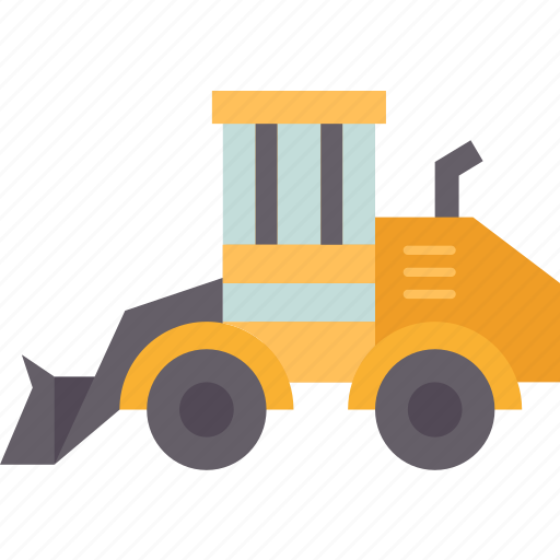 Truck, loader, bulldozer, machinery, construction icon - Download on Iconfinder