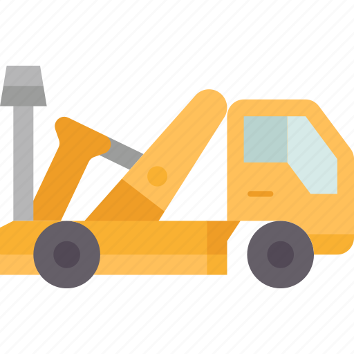 Truck, towing, vehicle, automotive, highway icon - Download on Iconfinder