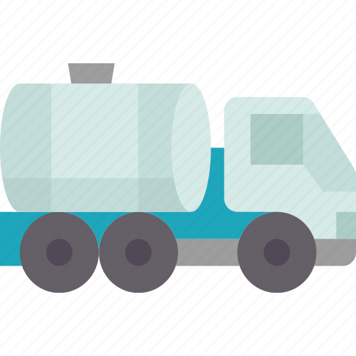Truck, water, tanker, vehicle, logistic icon - Download on Iconfinder