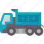 truck, tipper, dump, container, construction 