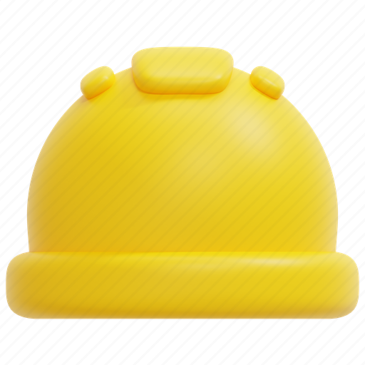 Helmet, construction, equipment, safe, security, protection, engineer 3D illustration - Download on Iconfinder