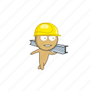 helmet, worker, construction, safety helmet, constructor
