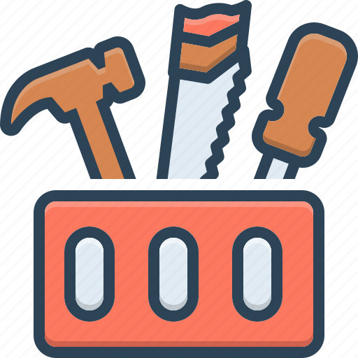Box, equipment, hand, kit, repairing, tool, toolbox icon - Download on Iconfinder