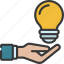 give, ideas, consultancy, idea, smart, bulb 